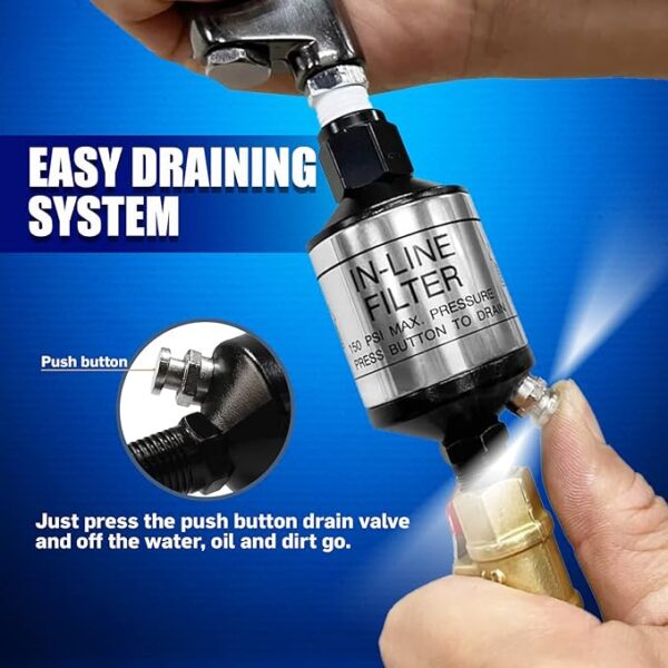 LE LEMATEC Air Compressor Water Separator, - Image 2