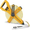 Komelon 66330IM Open Reel Fiberglass Tape Measure, 330-Feet, Hi-Viz Yellow