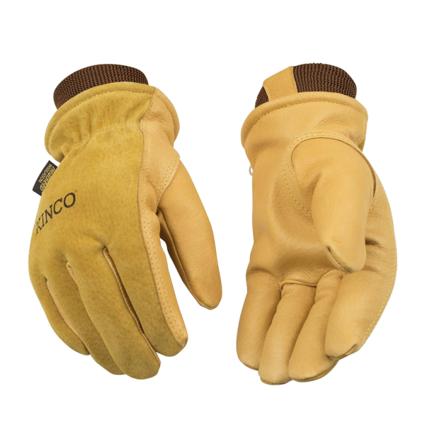 Kinco Lined Premium Grain & Suede Pigskin Leather Work Gloves (Style No. 94HK)