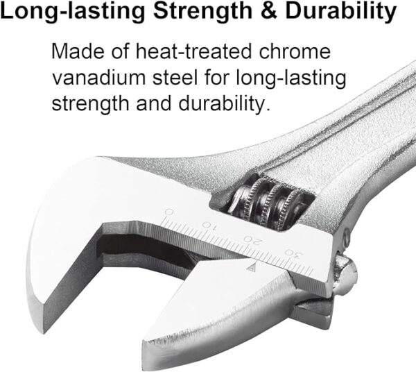 Jetech 8 Inch Adjustable Wrench - Image 6