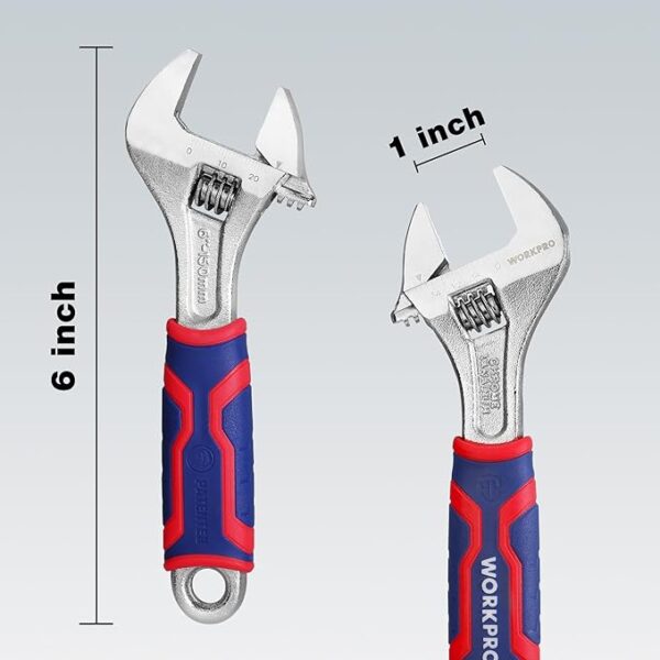 WORKPRO 6-inch Adjustable Wrench - Image 5