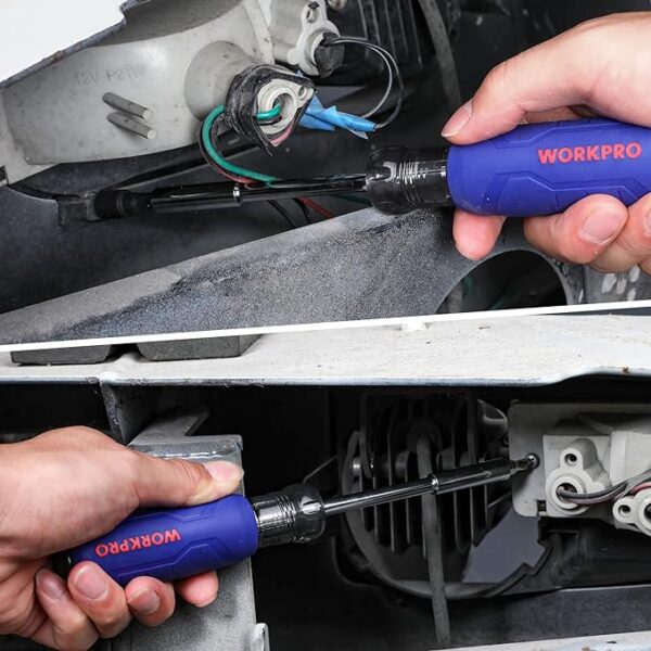 WORKPRO 61PC Magnetic Screwdriver Bits & Nut - Image 7