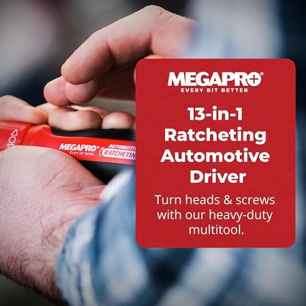 Megapro Multi Bit Ratcheting Screwdriver Set - Image 3
