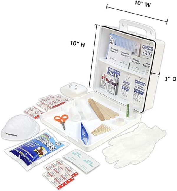 Rapid Care First Aid RC-50MAN-W 50 Person OSHA/ANSI Poly First Aid Kit - Image 2