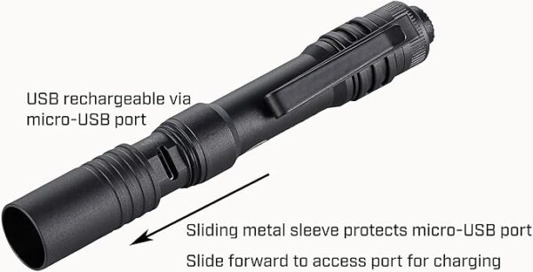 Streamlight 66604 MicroStream 250-Lumen EDC Ultra-Compact Flashlight with USB Rechargeable Battery - Image 2