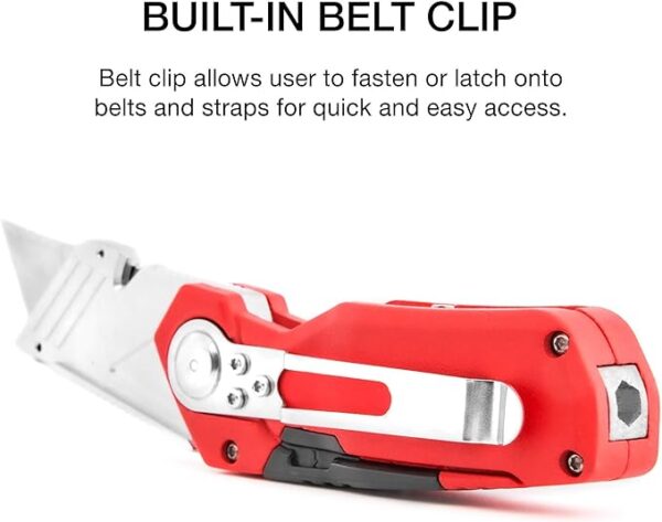 NEIKO 00678A 4-In-1 Folding Utility Knife Box Cutter Knives & Wire Stripper - Image 4