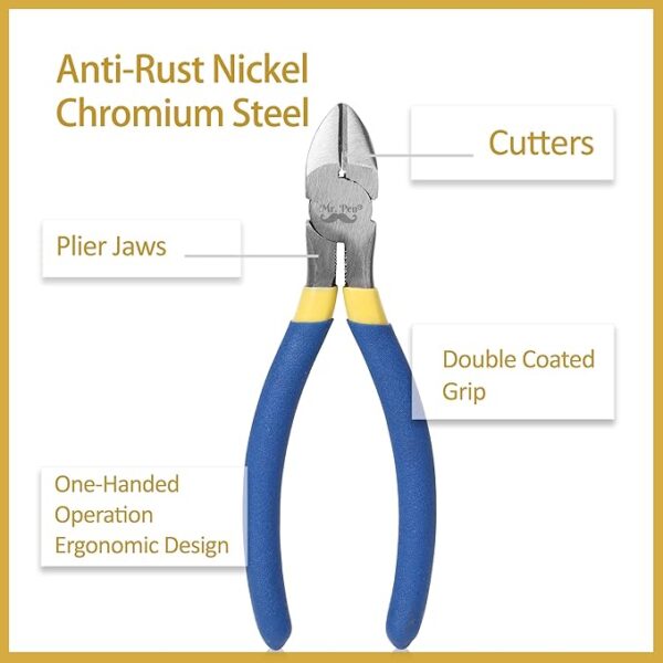 Mr. Pen- Wire Cutter, 6 Inch, Wire Cutters - Image 3