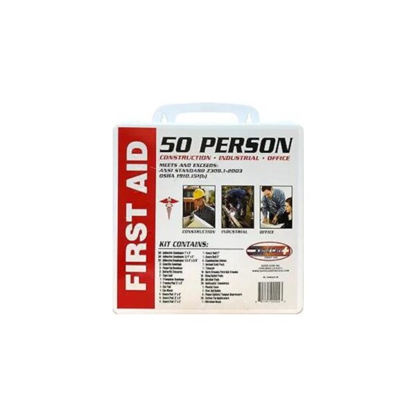 Rapid Care First Aid RC-50MAN-W 50 Person OSHA/ANSI Poly First Aid Kit